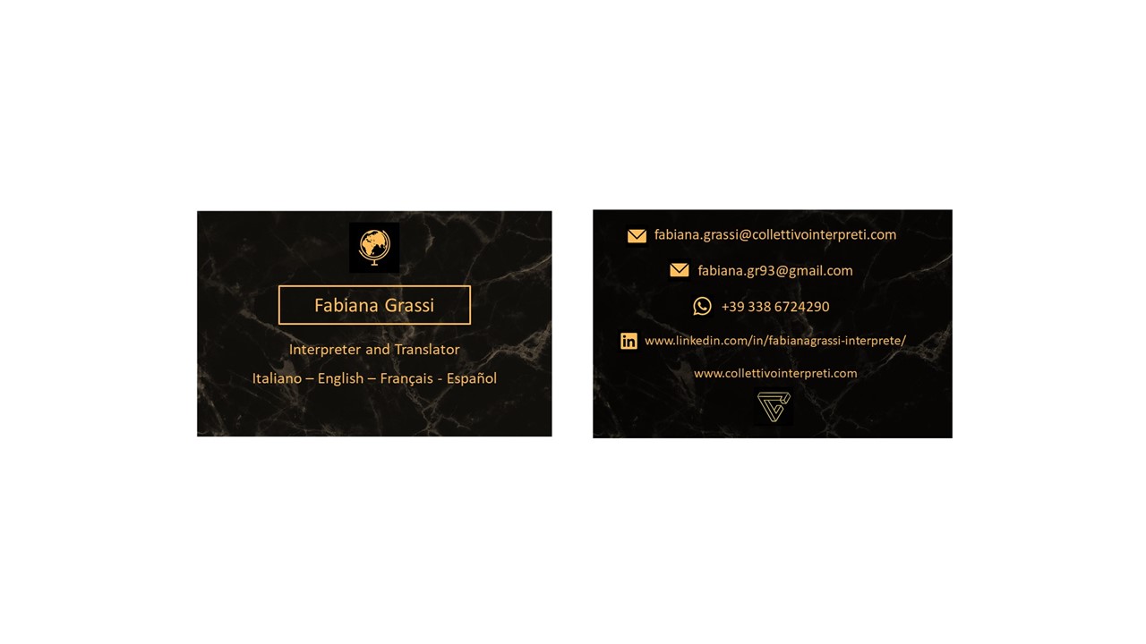 Business card Fabiana Grassi