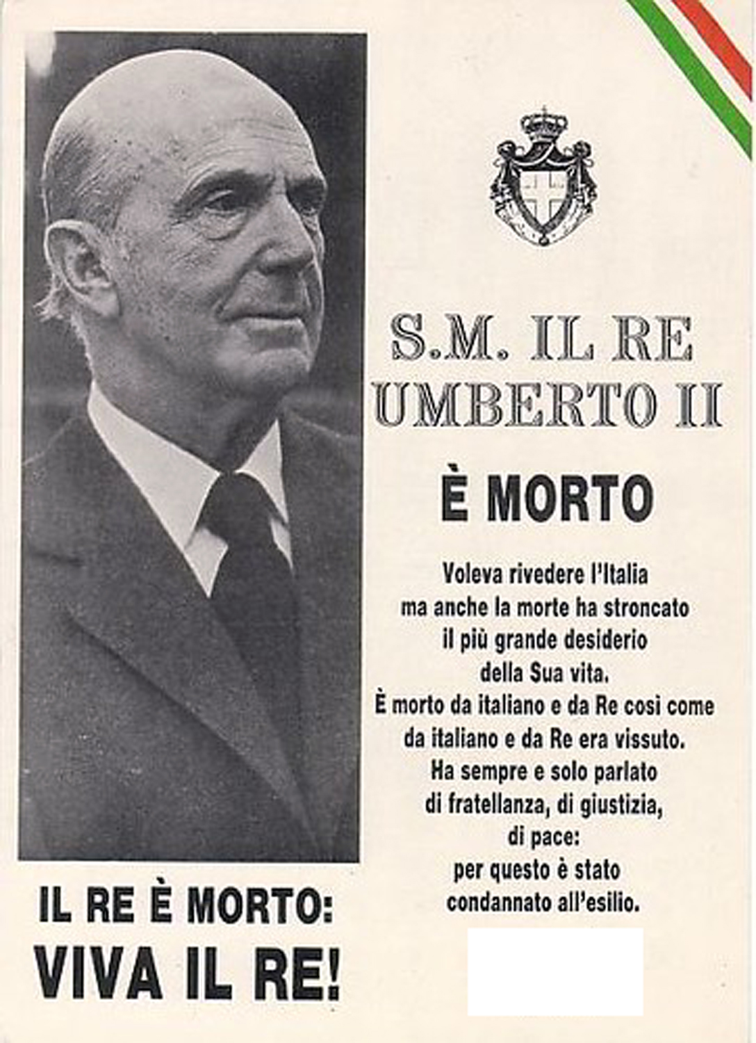 Morte Re Umberto II