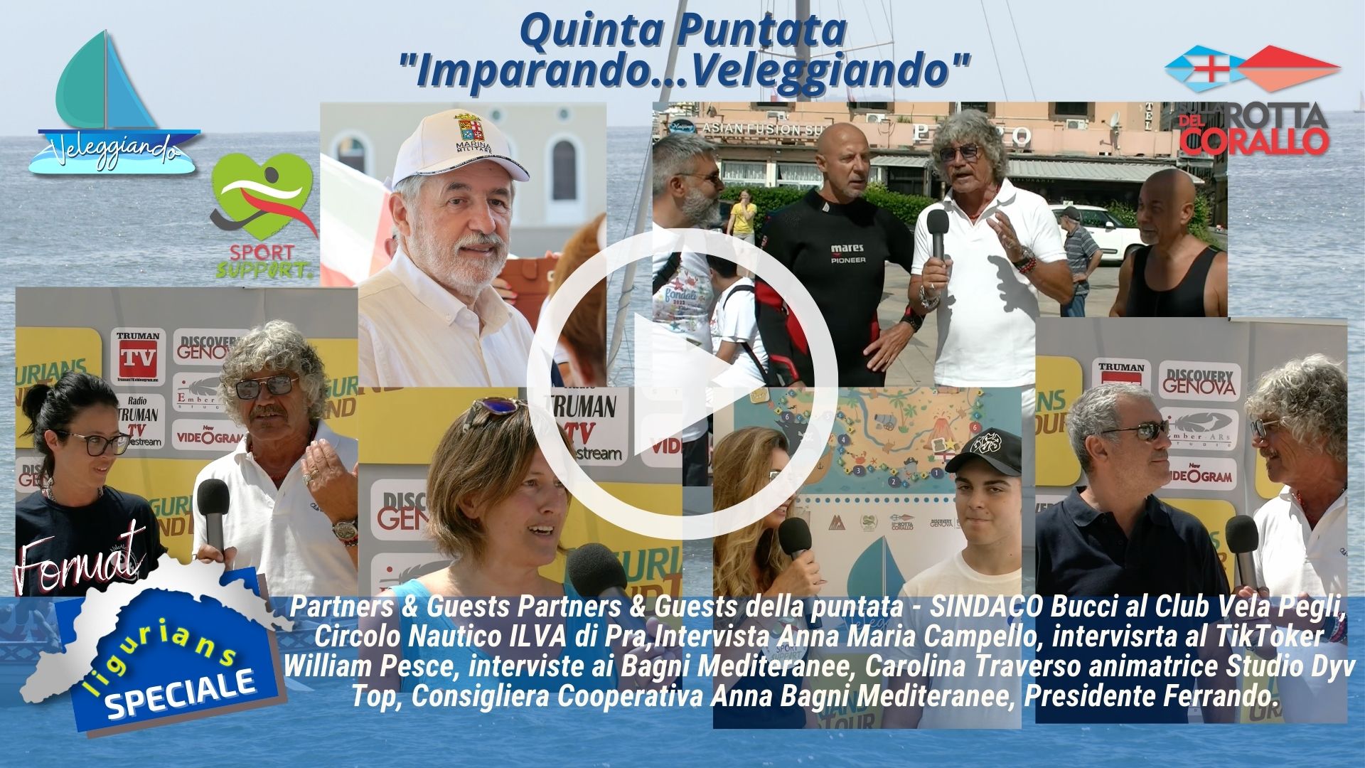 5 Imparando veleggiando trumanTV ocean race rotta del corallo montepilli