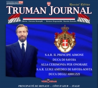 S.A.R. IL PRINCIPE AIMONE DUCA DI SAVOIA-AOSTA ALLA CERIMONIA PER ONORARE S.A.R. LUIGI AMEDEO DI SAVOIA-AOSTA DUCA DEGLI ABRUZZI